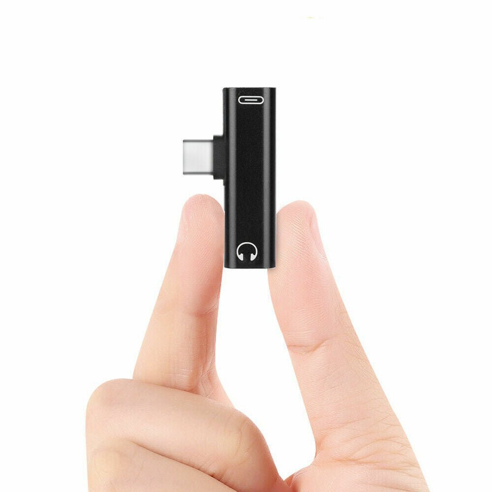 USB Type C to 3.5 mm Headphone Audio Jack | 2 in 1 - Office Catch
