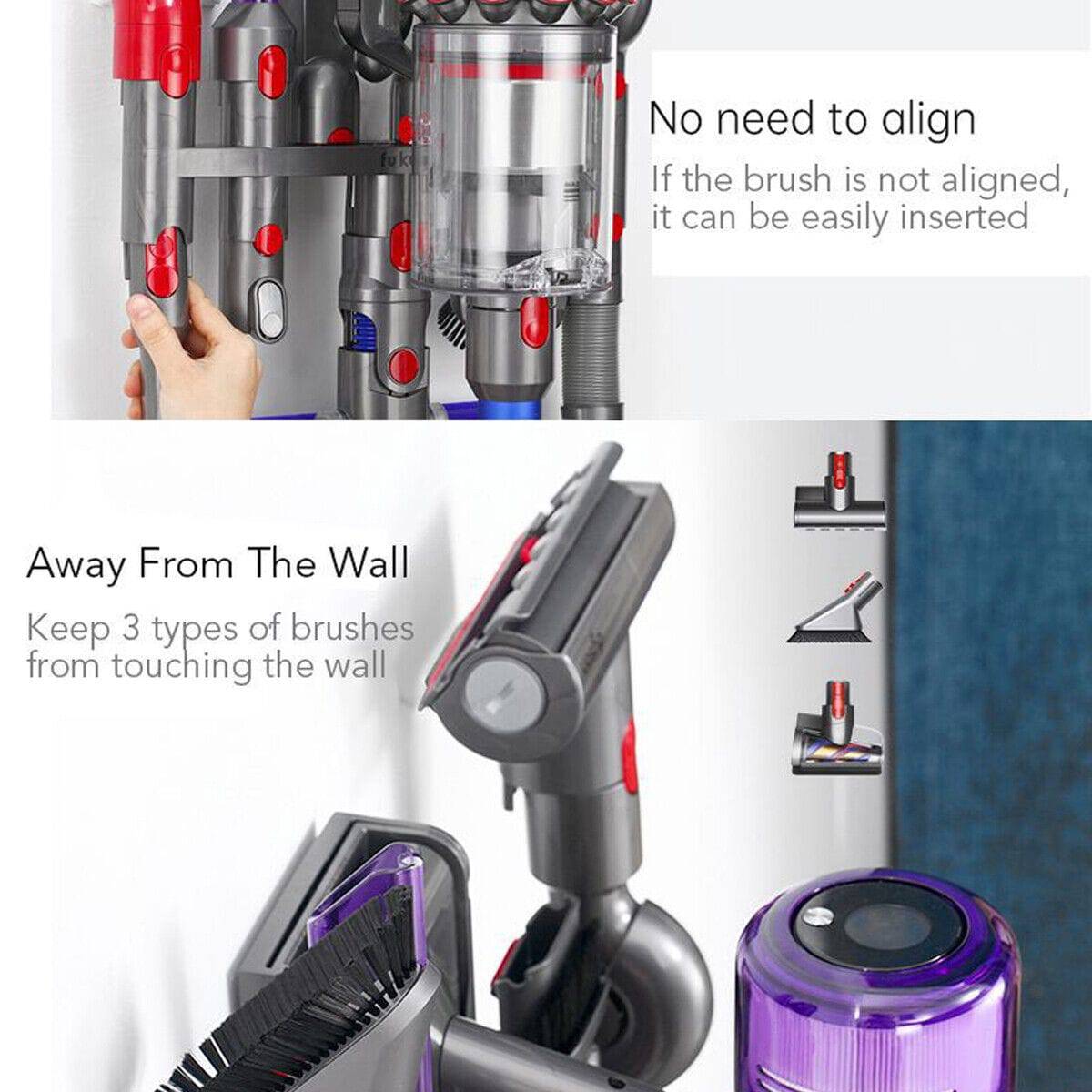 Vacuum Cleaner Stand Rack For Dyson V6 V7 V8 10 11 Freestanding Holder Cordless - Office Catch