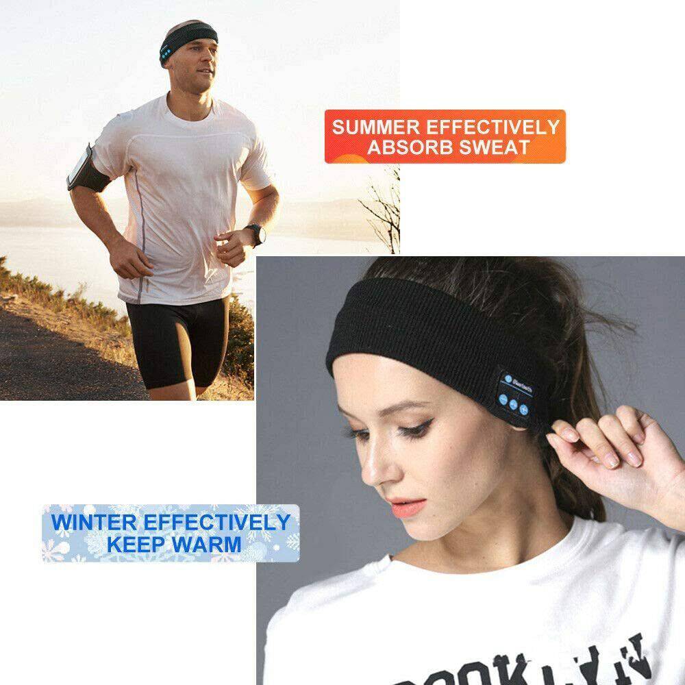 Wireless Bluetooth Eye Mask Headphones | Black - Office Catch